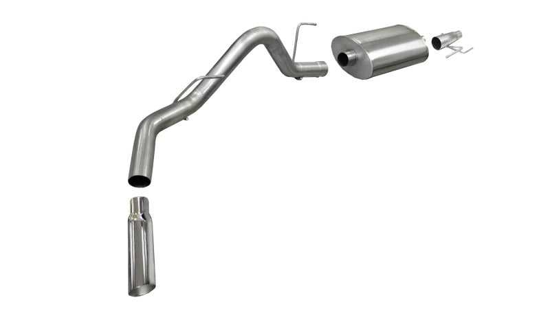 CORSA Performance, Corsa/dB 11-13 Ford F-150 EcoBoost 3.5L V6 Polished Sport Cat-Back Exhaust