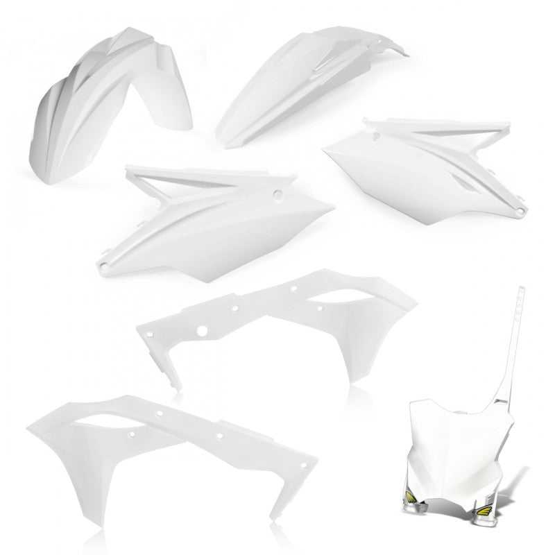 Cycra, Cycra 17-20 Kawasaki KX250F 5-pc Replica Body Kit White