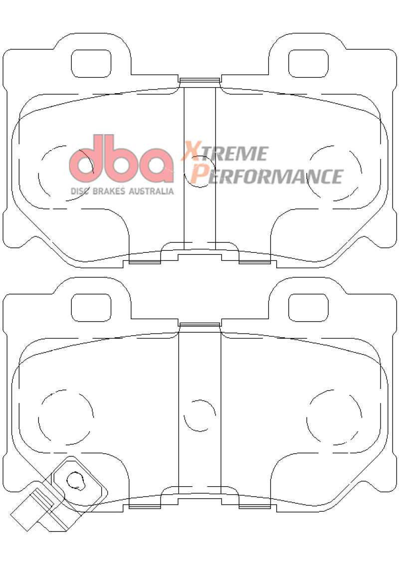 DBA, DBA 2009+ Nissan 370Z XP Extreme Performance Rear Brake Pads