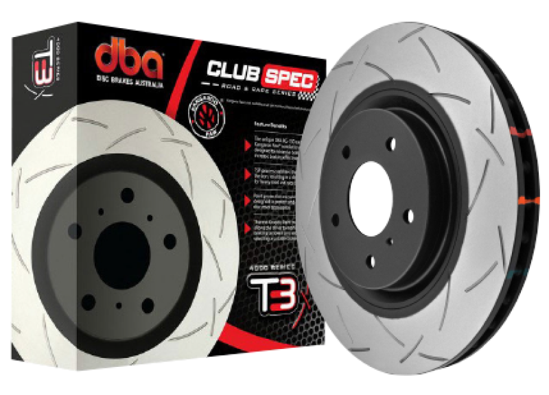 DBA, DBA 43928S FITS 2020+ Chevrolet Corvette C8 J55 Z51 Front Slotted 4000 Series Rotor