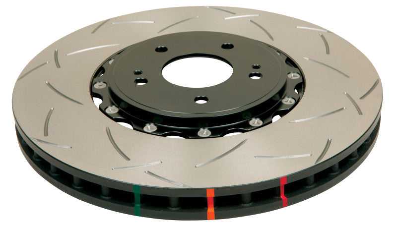 DBA, DBA 52218BLKS - 03-05 Evo 8/9 Front Slotted 5000 Series 2 Piece Rotor Assembled w/ Black Hat