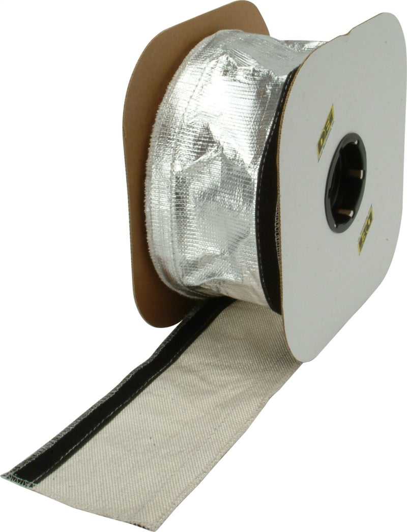 DEI, DEI 93487 - Heat Shroud 2-1/2in x 50ft SpoolAluminized Sleeving-Hook and Loop Edge