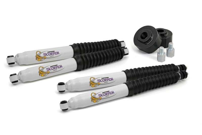 Daystar, Daystar KF09050BK FITS 1999-2018 Ford F-250 2WD2in Leveling Kit & Scorpion Shocks