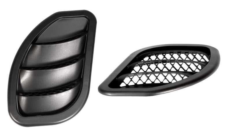 Daystar, Daystar KJ71048BK FITS 2007-2018 Jeep Wrangler JK Hood Side Vent Kit Right and Left Black Pair