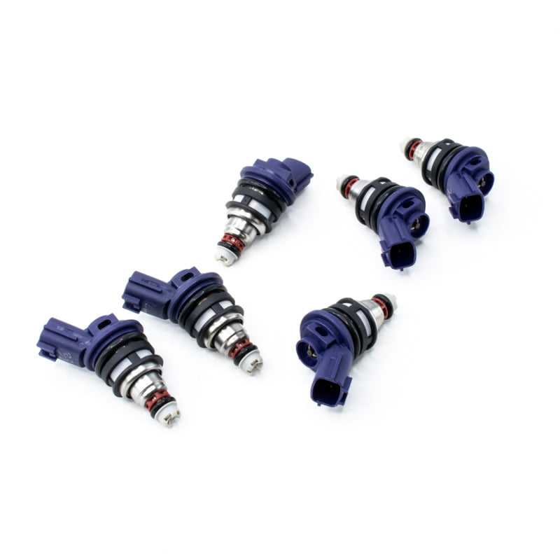 DeatschWerks, DeatschWerks 01J-00-0370-6 - 96-99 Nissan I30 VQ30 / RB25DET / Maxima VQ30de / 300zx 370cc Side Feed Injectors