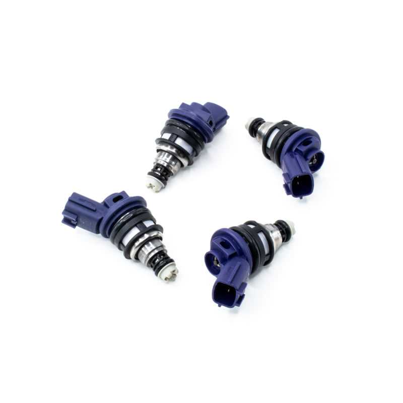 DeatschWerks, DeatschWerks 01J-00-0550-4 - Nissan G20 / SR20 / 240sx SR/KA 550cc Side Feed Injectors