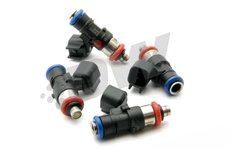 DeatschWerks, DeatschWerks 16U-00-0050-4 - Bosch EV14 Universal 40mm Compact 50lb/hr Injectors (Set of 4)