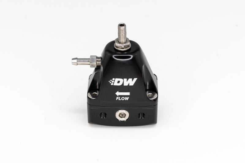 DeatschWerks, DeatschWerks 6-1001-FRB - DWR1000iL In-Line Adjustable Fuel Pressure Regulator Black