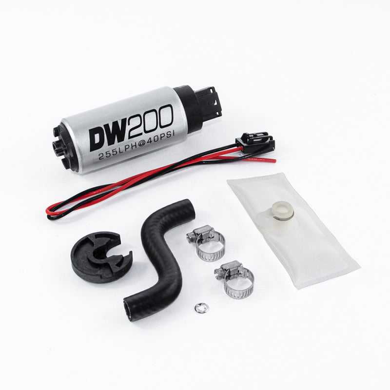 DeatschWerks, DeatschWerks 9-201-1014 - 85-97 Ford Mustang 255 LPH DW200 In-Tank Fuel Pump w/ Install Kit