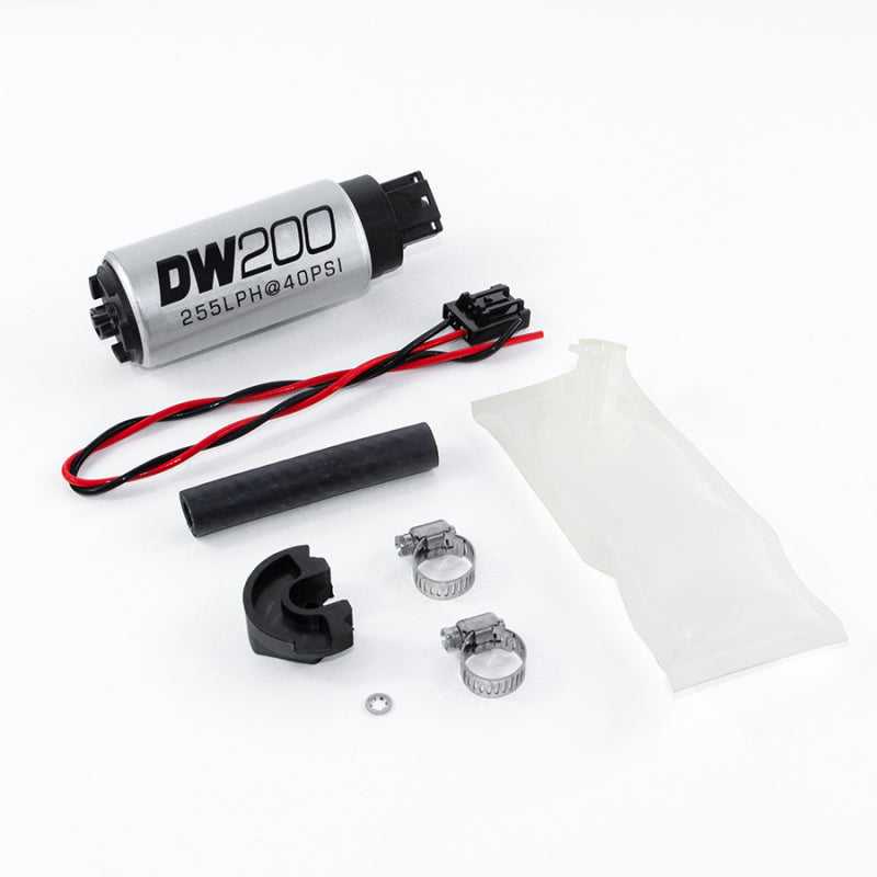 DeatschWerks, DeatschWerks 9-201-1024 - 94+ Nissan 240sx/Silvia S14/S15 255 LPH DW200 In-Tank Fuel Pump w/ Install Kit