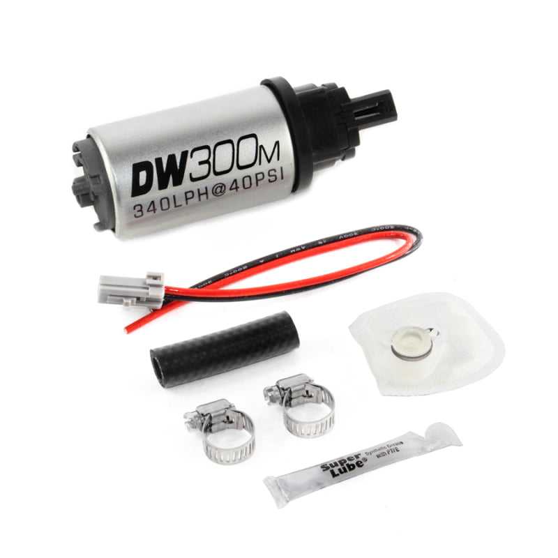 DeatschWerks, DeatschWerks 9-305-1034 - 340 LPH Ford In-Tank Fuel Pump DW300M Series w/ 05-10 Mustang V6 / V8 Install Kit