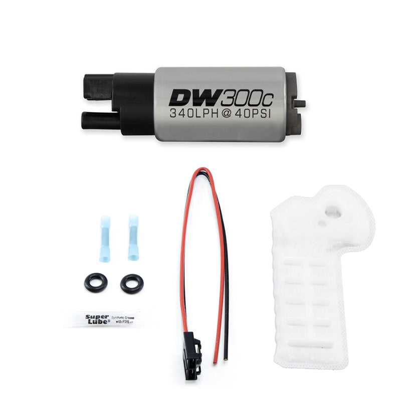 DeatschWerks, DeatschWerks 9-307-1059 - 340lph DW300C Compact Fuel Pump 17-20 Honda Civic Type R (w/o Mounting Clips)