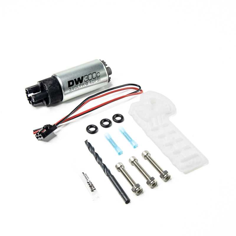 DeatschWerks, DeatschWerks 9-307-1060 FITS 15-19 Golf R/15-18 1.8/15-18 GTI 340lph Compact Fuel Pump w/o clips w/9-1060 Instl kit