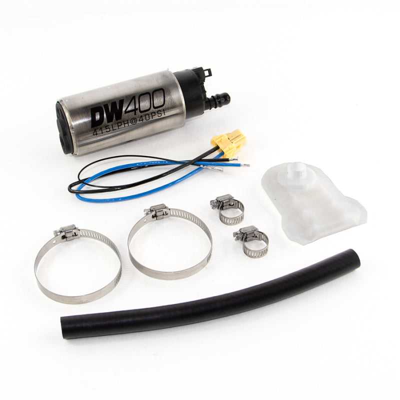 DeatschWerks, DeatschWerks 9-401-1043 - 415LPH DW400 In-Tank Fuel Pump w/ 9-1043 Install Kit 93-98 Nissan Skyline R33