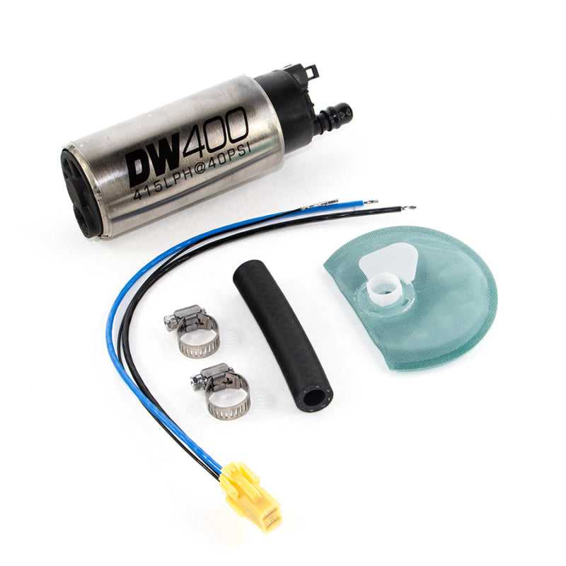 DeatschWerks, DeatschWerks 9-401-1045 - 415LPH DW400 In-Tank Fuel Pump w/ 9-1045 Install Kit 05-10 Ford Mustang (Except GT500)