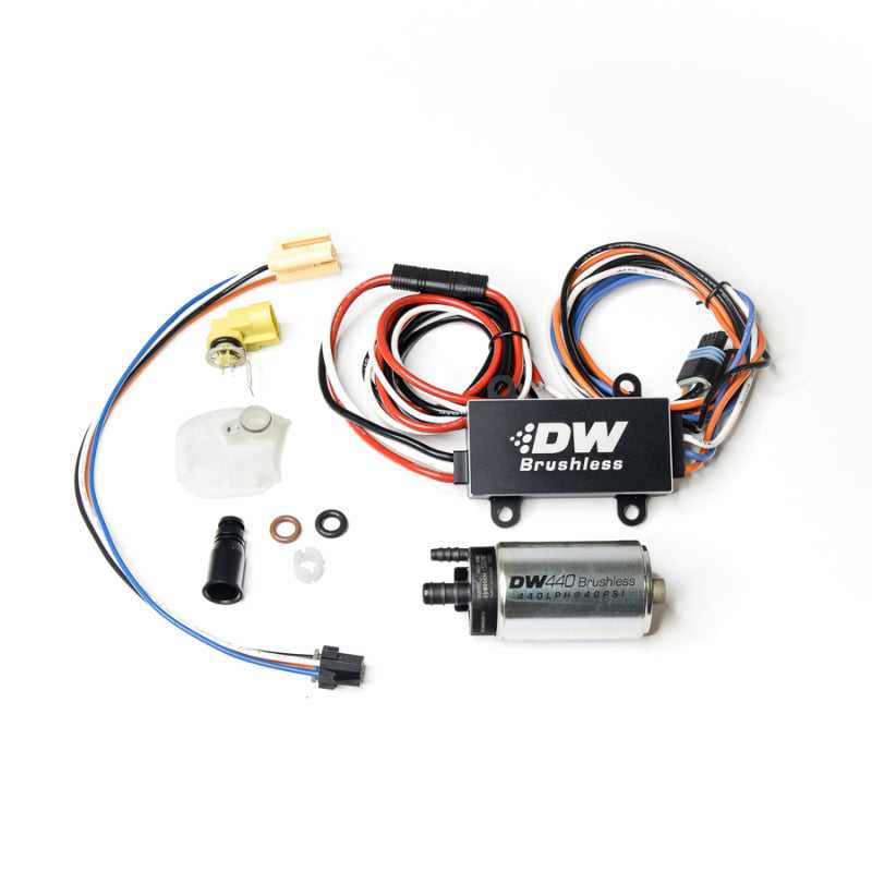 DeatschWerks, DeatschWerks 9-441-C102-0910 - DW440 440lph Brushless Fuel Pump Single/Dual Controller w/ Install Kit 08-14 Subaru WRX