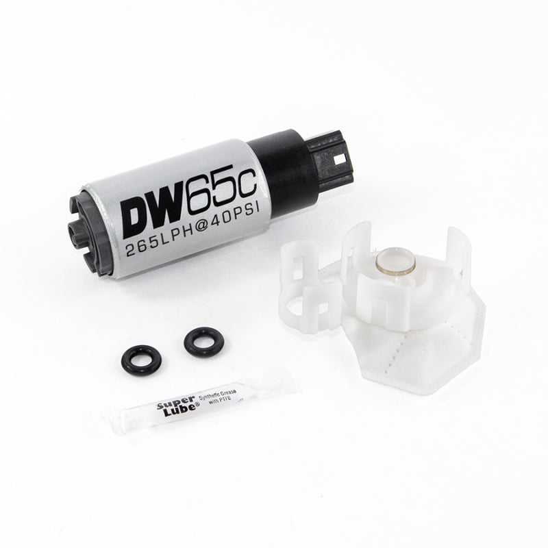 DeatschWerks, DeatschWerks 9-651-1026 - 265 LPH Compact In-Tank Fuel Pump w/ Set Up Kit 08-15 Mitsu EVO X, 06-13 MazdaSpeed 3/6