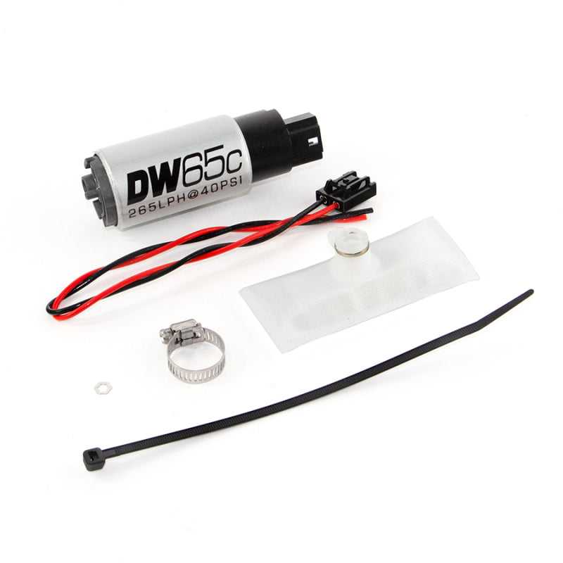 DeatschWerks, DeatschWerks 9-651-1030 - 88-91 BMW 325i DW65C 265lph Compact Fuel Pump w/ Install Kit (w/o Mounting Clips)