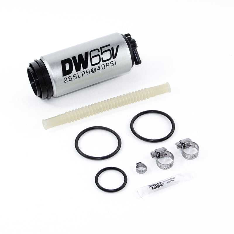 DeatschWerks, DeatschWerks 9-654-1025 - DW65v Series 265 LPH Compact In-Tank Fuel Pump w/ VW/Audi 1.8T FWD Set Up Kit