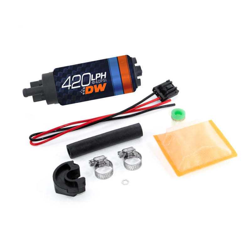 DeatschWerks, Deatschwerks DW420 Series 420lph In-Tank Fuel Pump w/ Install Kit For 89-94 240SX