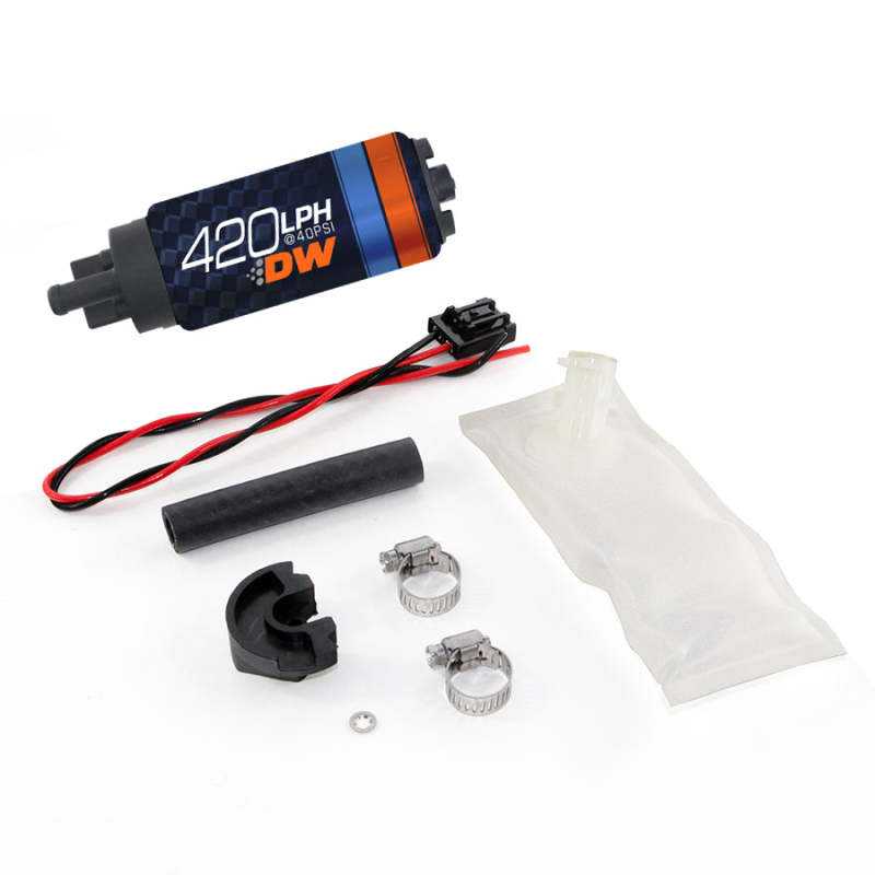 DeatschWerks, Deatschwerks DW420 Series 420lph In-Tank Fuel Pump w/ Install Kit For 94-02 Nissan S14/S15