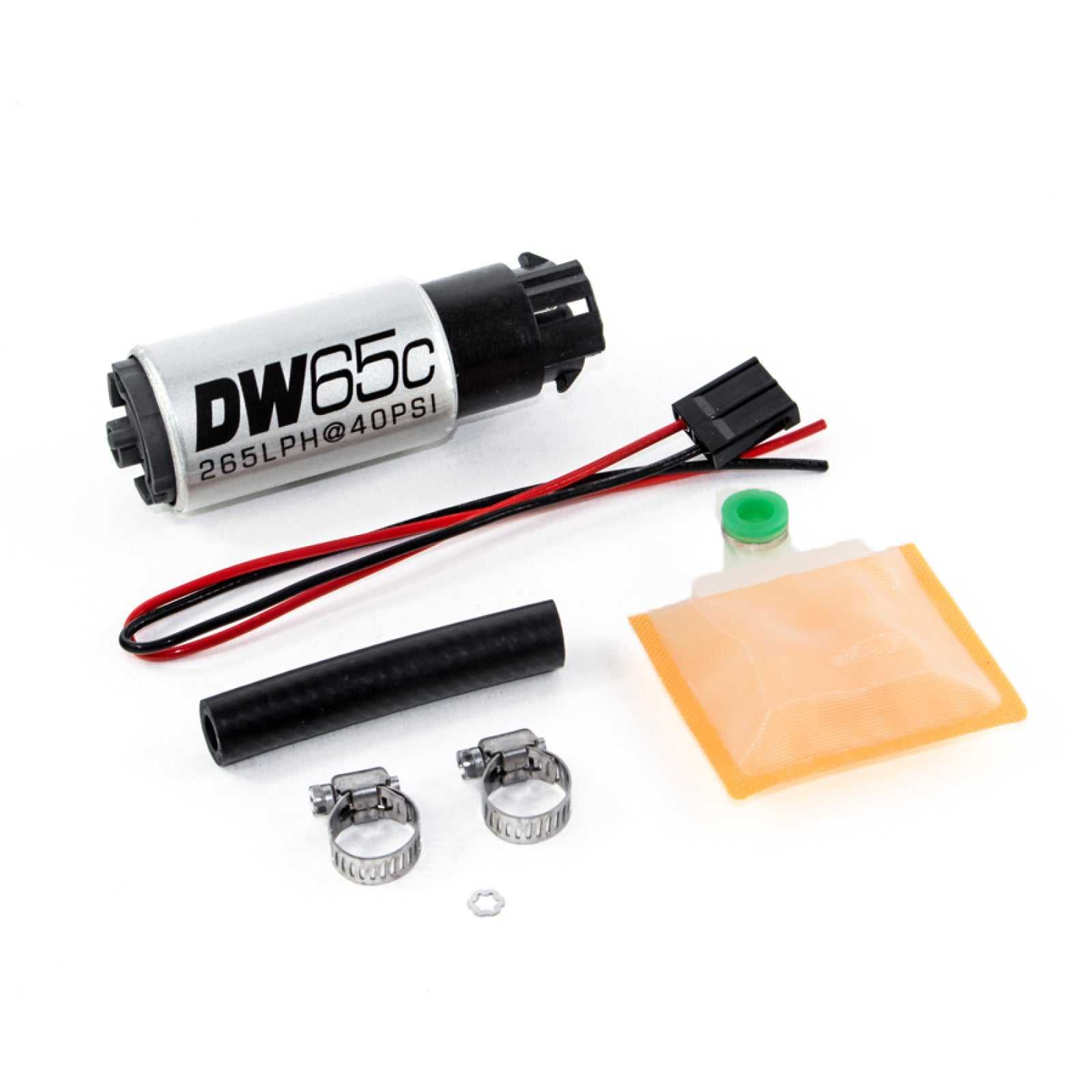 DeatschWerks, Deatschwerks DW65C 265lph Fuel Pump Universal Fit with Clips and Install Kit