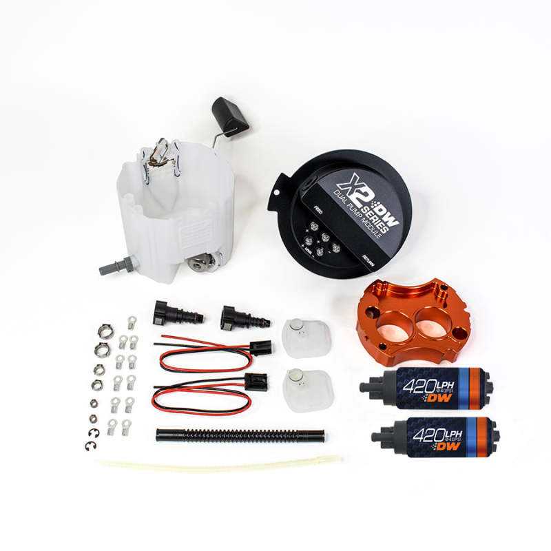 DeatschWerks, Deatschwerks X2 Series Fuel Pump Module w/ 2 DW420s For 2010-15 Camaro LS 3.7 V6