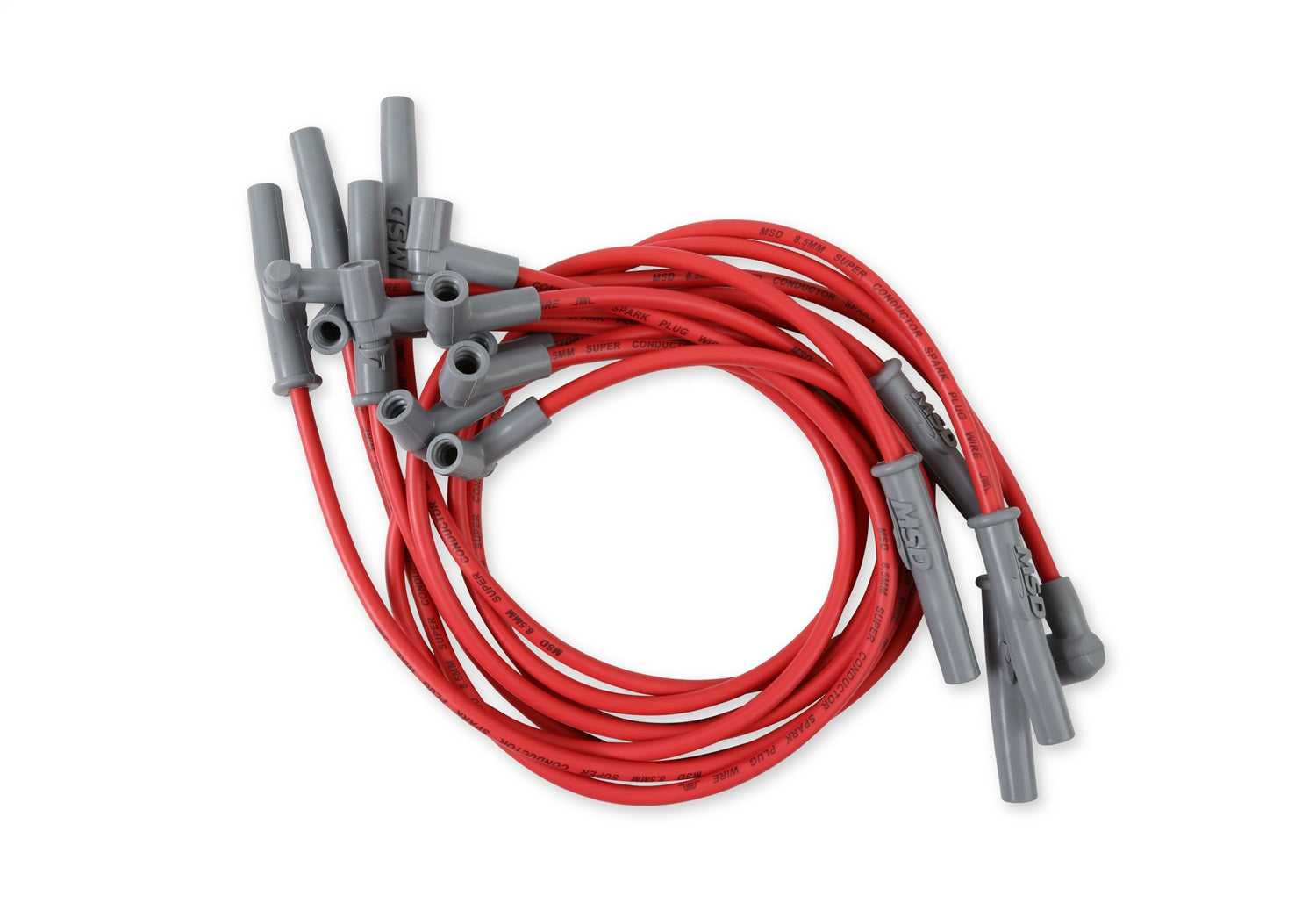 MSD, MSD 35379  -  8.5MM Spark Plug Wire Set - Red