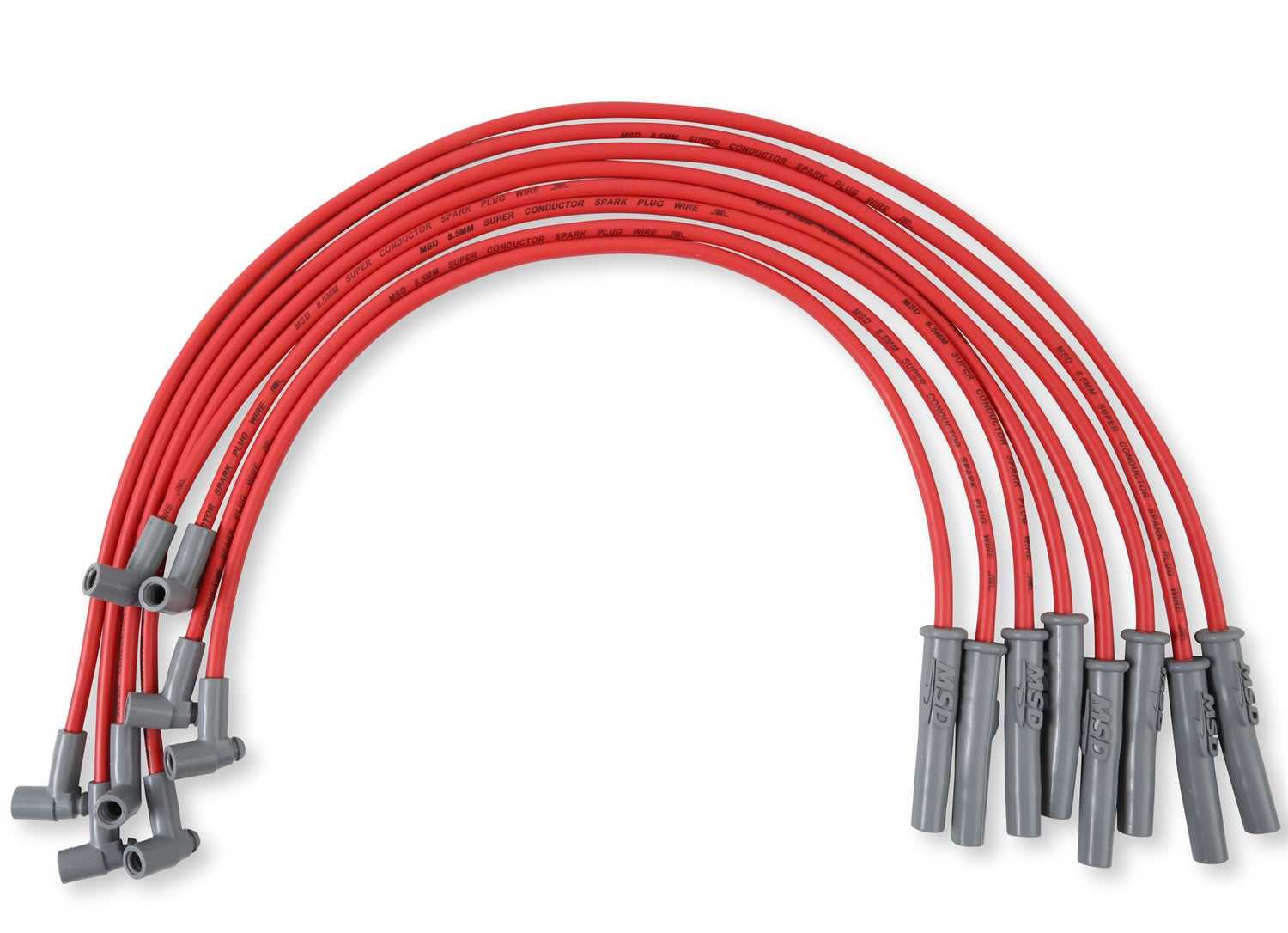 MSD, MSD 35379  -  8.5MM Spark Plug Wire Set - Red