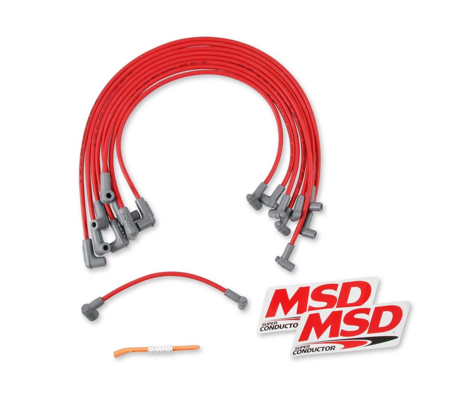 MSD, MSD 35599  -  8.5MM Spark Plug Wire Set - Red