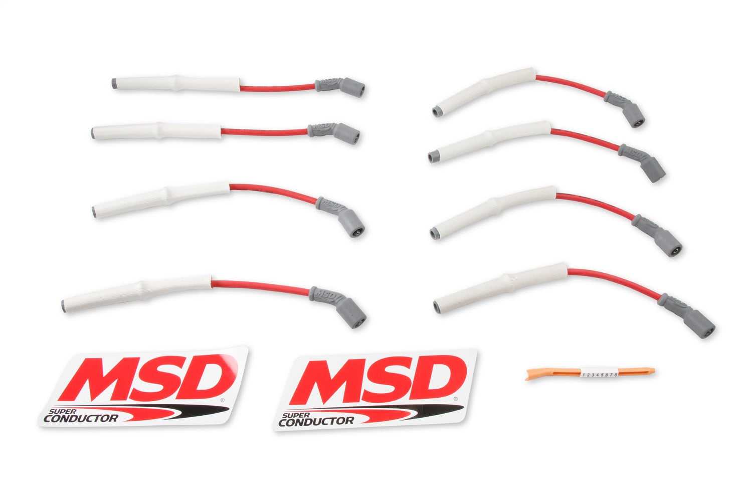 MSD, MSD 39849  -  8.5mm Spark Plug Wire Set - Red GM Truck 8.1L